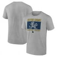 thumbnail image 1 of NCAA Notre Dame Fighting Irish Men's Heather Gray Cotton Short Sleeve T Shirt, 1 of 1