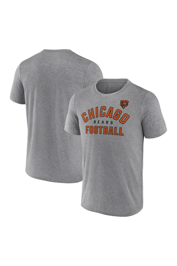 NFL Men's Chicago Bears Synthetic Gray Short Sleeve Arch Logo T-Shirt – All 32 Teams Available