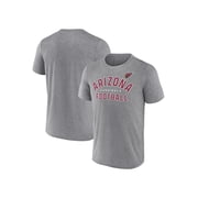 NFL Men's Arizona Cardinals Synthetic Gray Short Sleeve Arch Logo T-Shirt – All 32 Teams Available