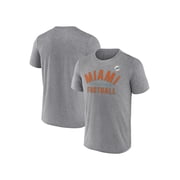 NFL Men's Miami Dolphins Synthetic Gray Short Sleeve Arch Logo T-Shirt – All 32 Teams Available