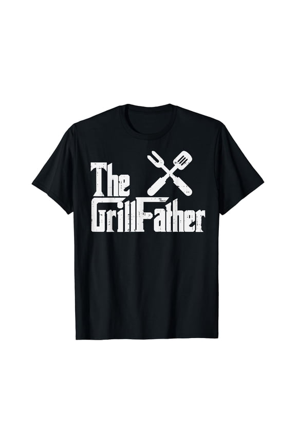Mens Grill Father Funny Grilling Parody Dad Papa Husband Men Gift T-Shirt