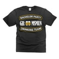 thumbnail image 1 of Mens Groosmen shirt Bachelor Party Groomsmen T-Shirts Groom Drinking Team Shirts Wedding Party Shirt (3X-Large Black), 1 of 6