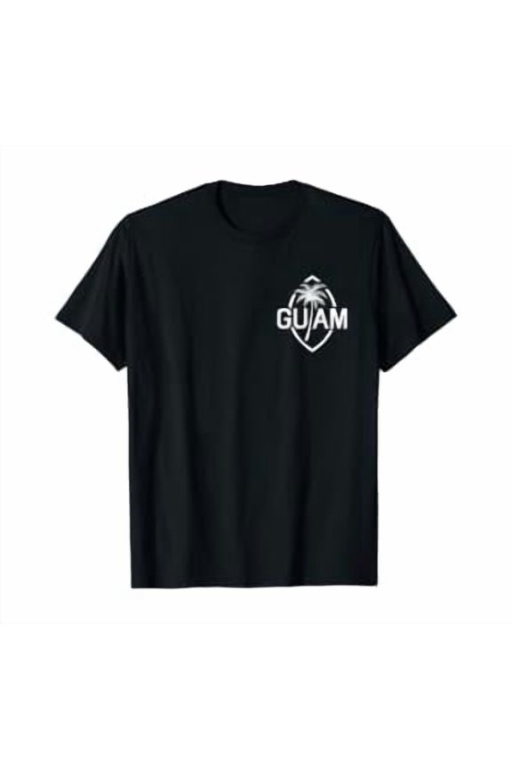 Mens Guam USA Beach Island Chamorro Guamanian Front & Back Print T-Shirt, Unisex T-Shirt