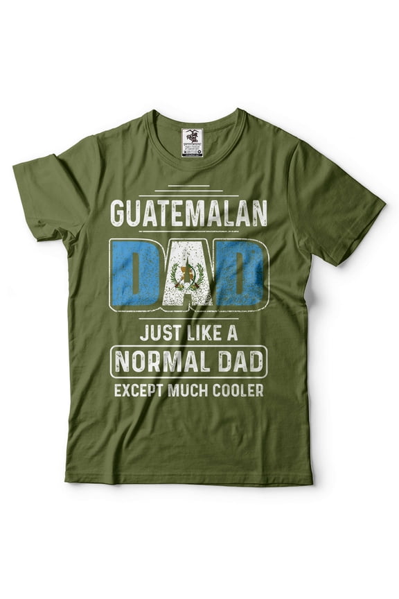 Mens Guatemalan T-shirt Guatemalan Father Gifts Guatemalan Dad Shirt Funny Guatemalan Joke Shirt (X-Large Military Green)