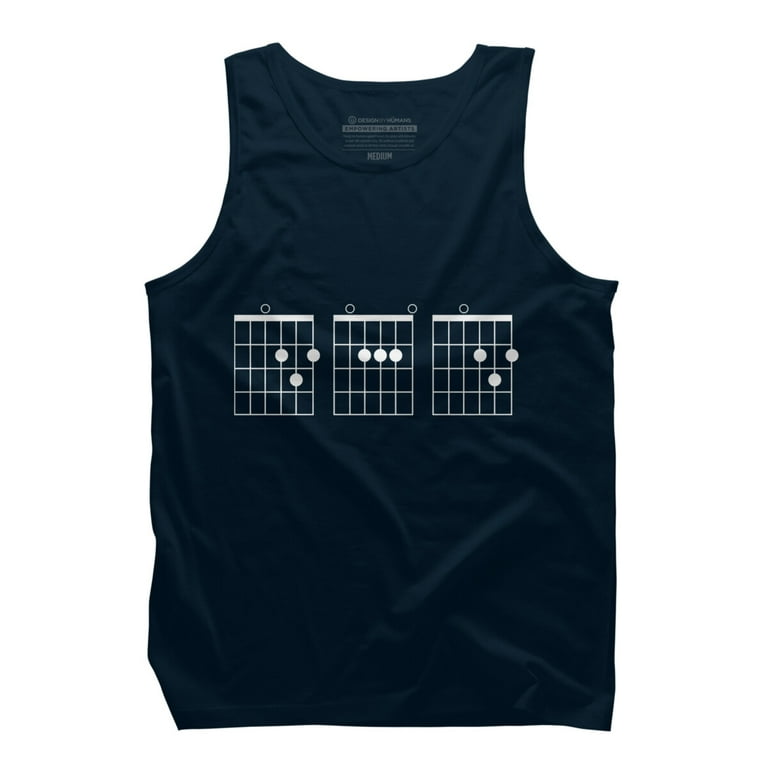 Mens Guitar Chord Shirt - Dad Mens Guitar Chord Shirt - Dad