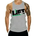 thumbnail image 1 of Mens Gym Clothing Bodybuilding Stringer Tank Top Muscle Vest, 1 of 7
