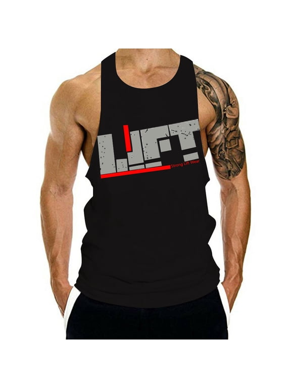 Mens Gym Clothing Bodybuilding Stringer Tank Top Muscle Vest