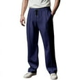 thumbnail image 1 of Mens Gym Pants Elastic Waist Drawstring Pants Casual Athletic Running Workout Pants, 1 of 6