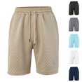 thumbnail image 1 of Mens Gym Shorts Men's Workout Gym Shorts Athletic Shorts Casual Work Flat Front Shorts Summer Beach Shorts with Pockets Casual Short Pants Gym Shorts, 1 of 5