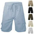 thumbnail image 1 of Mens Gym Shorts Mens Workout Athletic Shorts Hiking Shorts Lightweight Running Workout Gym Shorts Men's Athletic Shorts with Pockets Outdoor Hiking Shorts with Pockets, 1 of 6