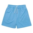 thumbnail image 1 of Mens Gym Shorts Mesh Breathable Pocket 5 Inch Inseam Training Fitness Wear, 1 of 5