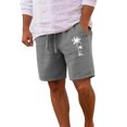 thumbnail image 1 of Mens Gym Shorts with Pockets Casual Summer Shorts with Print Comfortable Breathable Beach Shorts, 1 of 4