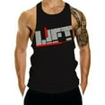 thumbnail image 1 of Mens Gym Workout Stringer Tank Top sleeveless muscle workout shirts, 1 of 7