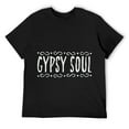 thumbnail image 1 of Mens Gypsy Soul Hippie Free Spirit T-Shirt Black 4X-Large, 1 of 5