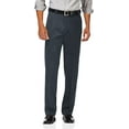 thumbnail image 1 of Mens Haggar Premium No-Iron Khaki Stretch Classic-Fit Flat-Front Expandable Waist Pants Charcoal Heather, 1 of 8