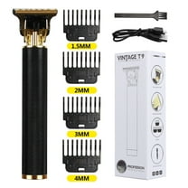 Mens Hair Clippers, USB Charging Cordless Intelligent Barber Set, Metal Beard Trimmer Cordless Hair Cutting Grooming Kit, Mens Grooming Trimmer for Home Barbershop