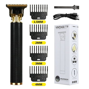 Mens Hair Clippers, USB Charging Cordless Intelligent Barber Set, Metal Beard Trimmer Cordless Hair Cutting Grooming Kit, Mens Grooming Trimmer for Home Barbershop