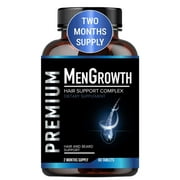 Mens Hair Growth-Hair Vitamins For Men. Anti Hair Loss Supplement, Regrow Hair & Beard.