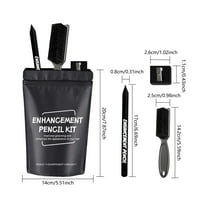 Mens Hairline Pencil Enhancer Pack Kit Black | Barber Pencil For Line Pen Filler And Beard Liner | Beard Filler Styling Tool Beard Filler Pen 1pack