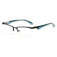 thumbnail image 1 of Mens Half Rimless Rectangular Reading Glasses Business Sport Readers Presbyopic glasses, 1 of 3
