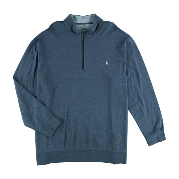 Mens Half-Zip Pullover Basic T-Shirt