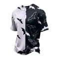 thumbnail image 1 of Mens Halloween Costume Halloween Tshirts Round Neck Short Sleeve Pumpkin Ghost Funny Graphic Print Halloween Tees, 1 of 5