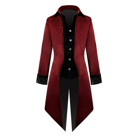 Mens Halloween Fashion Long Courtly