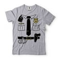 thumbnail image 1 of Mens Halloween Funny Shirt Police Costume Halloween Police Shirts Police Man Officer Gifts (Large Grey), 1 of 6