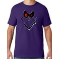 thumbnail image 1 of Mens Halloween Ghost Face Scary T-shirt, 5XL Deep Purple, 1 of 3