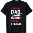 thumbnail image 1 of Mens Halloween Horror Movie Design for your Horror Movie Dad T-Shirt, 1 of 3