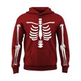 thumbnail image 1 of Mens Halloween Skeleton Hoodies Funny Sweatshirts with Pocket Red XXXXL, 1 of 4