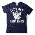 thumbnail image 1 of Mens Halloween T-shirt Halloween Ghost Shirt Funny Ghost Shirt Halloween Humorous Shirts (Small Navy Blue), 1 of 6