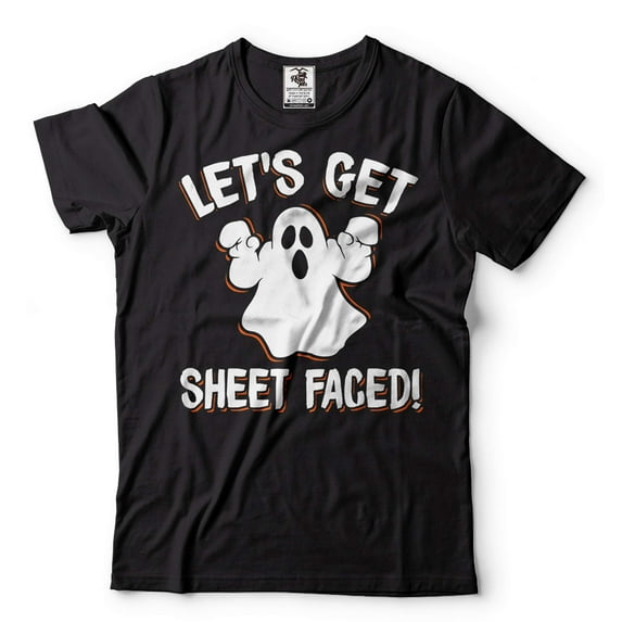 Mens Halloween T-shirt Halloween Ghost Shirt Funny Ghost Shirt Halloween Humorous Shirts