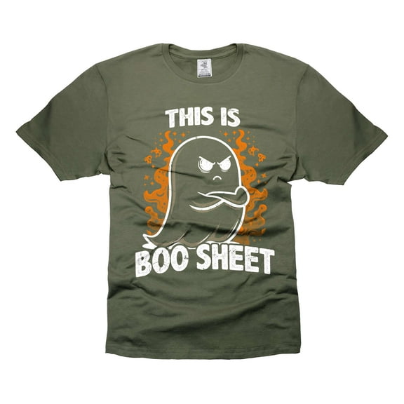 Mens Halloween t-shirt This is Boo Sheet T-Shirt Cute Ghost Shirt Halloween Boo Tee Shirt