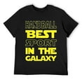 thumbnail image 1 of Mens Handball Player Tee Shirt - Play Handball Gifts Black, 1 of 5