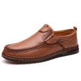 thumbnail image 1 of Mens Handmade Leather Slip On Loafers Casual Lightweight Soft Non Slip Walking Shoes for Driving Daily Work Office, 1 of 7