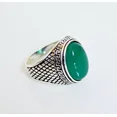 thumbnail image 1 of Mens Handmade Ring, Turkish Handmade agate Ring, Men Ring, 925 silver, 1 of 3