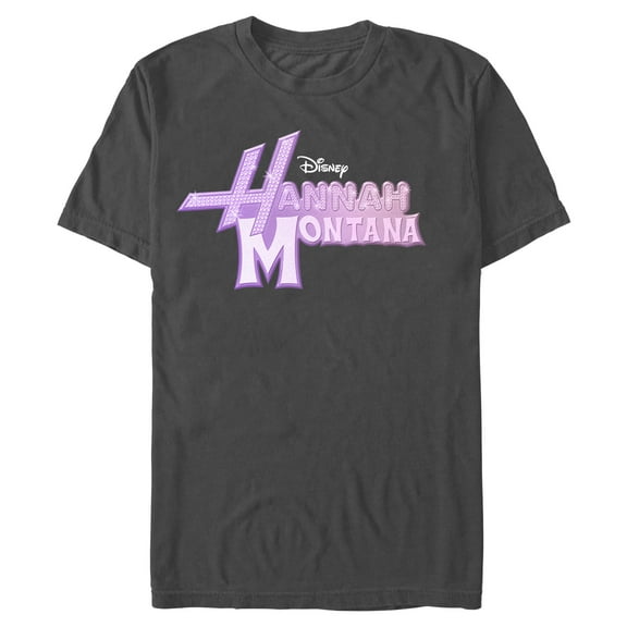 Mens Hannah Montana Purple Logo T Shirt