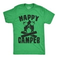 thumbnail image 1 of Mens Happy Camper Shirt Funny Camping Cool Hiking Graphic Vintage Tee 80s Saying Graphic Tees, 1 of 6