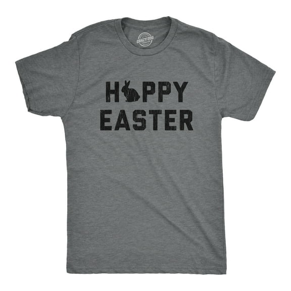 Mens Happy Easter T shirt Funny Bunny Graphic Cool Tee for Egg Basket Hunt Graphic Tees
