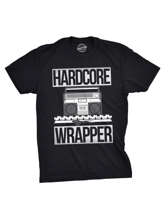 Mens Hardcore Wrapper T Shirt Funny Christmas Offensive Xmas Gifts Graphic Tees