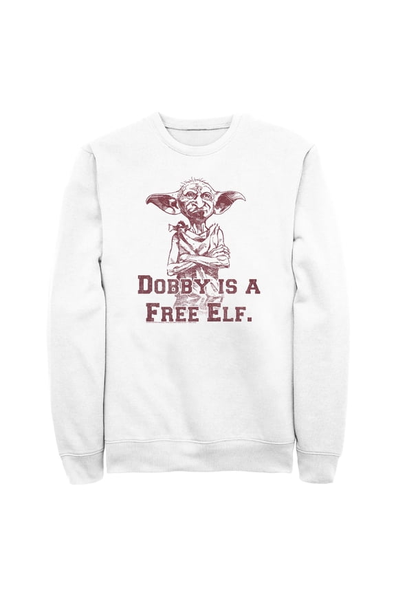 Mens Harry Potter Dobby is a Free Elf Sweatshirt