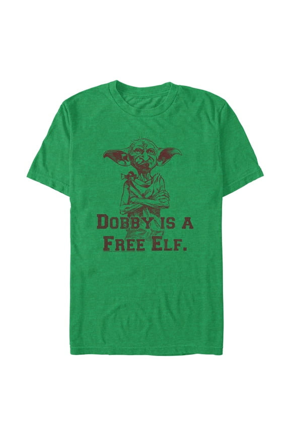 Mens Harry Potter Dobby is a Free Elf T Shirt