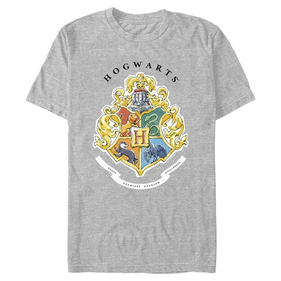 Mens Harry Potter Hogwarts Crest T Shirt
