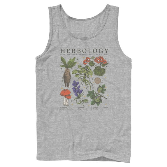 Mens Harry Potter Hogwarts Herbology Tank Top