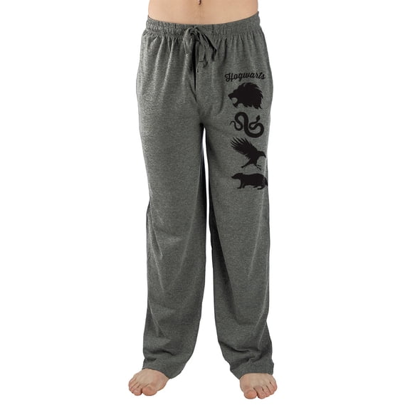 Mens Harry Potter Hogwarts Houses Sleep Pajama Pants-Medium