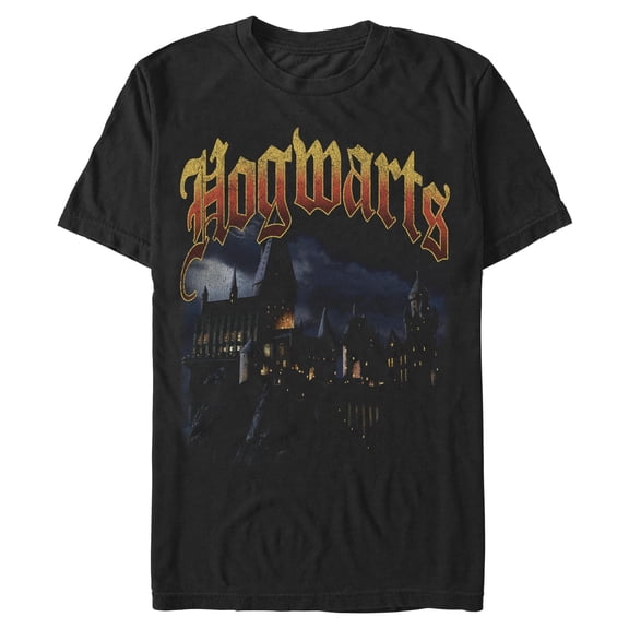 Mens Harry Potter Hogwarts In The Moonlight T Shirt