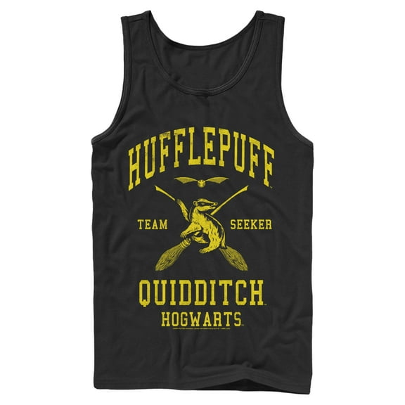Mens Harry Potter Hufflepuff Quidditch Seeker Tank Top