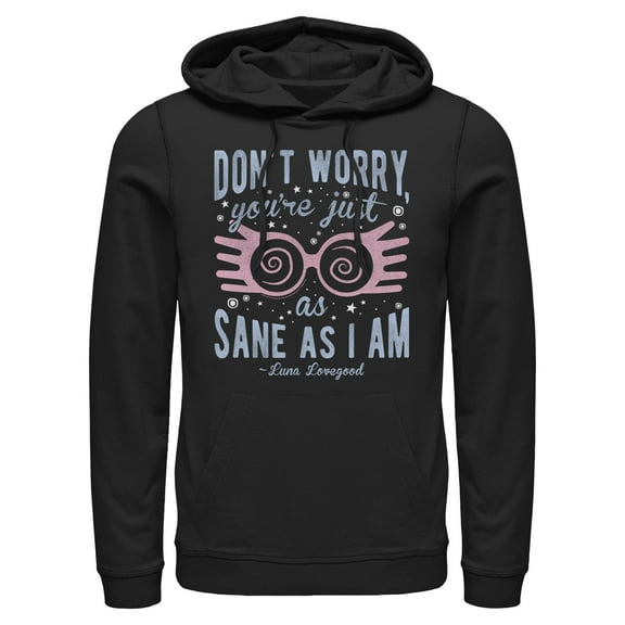 Mens Harry Potter Luna You’re Just As Sane as I Am Lightweight Hoodie