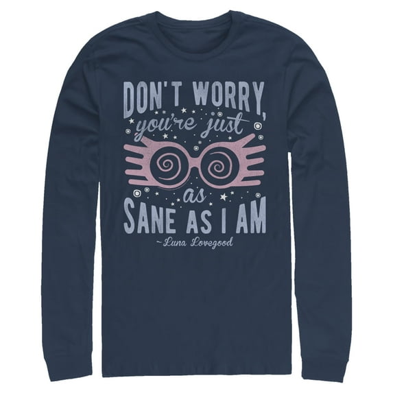 Mens Harry Potter Luna You’re Just As Sane as I Am Long Sleeve Shirt